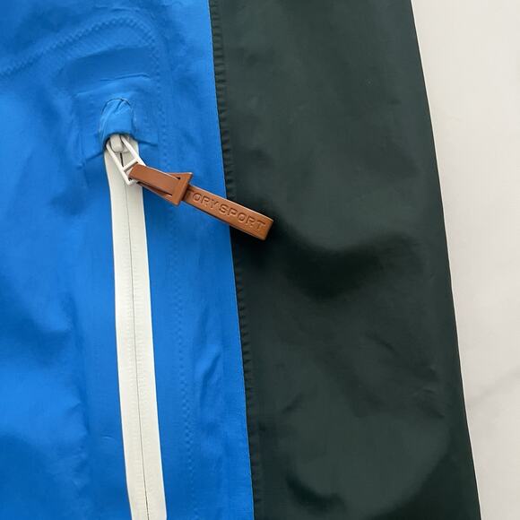 Tory Burch Sport All-Weather Jacket Color block blue green M Sporty Rich Outdoor - Picture 13 of 16